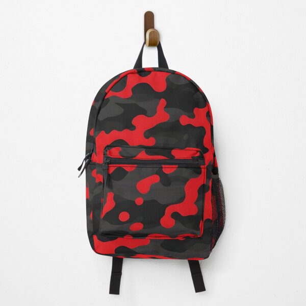 Item preview, Red and Black Camouflage pattern designed and sold by TheCamoShop.