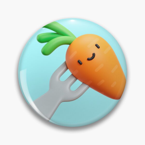 Item preview, Carrot Life: 3D Icon Render for Vegan Lifestyle" designed and sold by hjian8219.