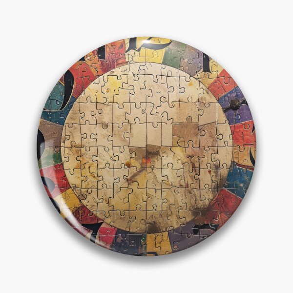 Item preview, Jigsaw Puzzle design Wall Clock 9 designed and sold by Charlies-Artbox.
