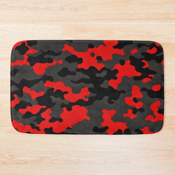 Item preview, Red and Black Camouflage pattern designed and sold by TheCamoShop.