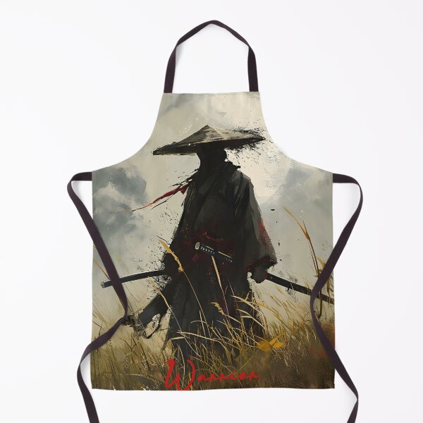 Item preview, Solitary Samurai Amidst Autumn Reeds designed and sold by inkArtistryfine.