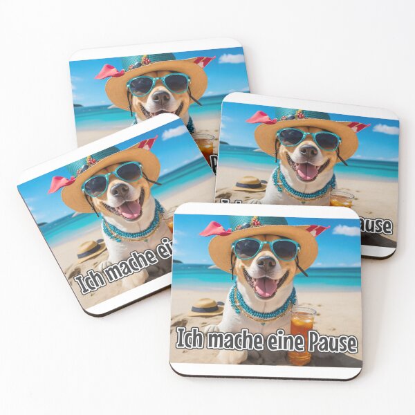 Item preview, KI-generierter Hund 01 "Ich mache eine Pause" designed and sold by Cliff-Qi.