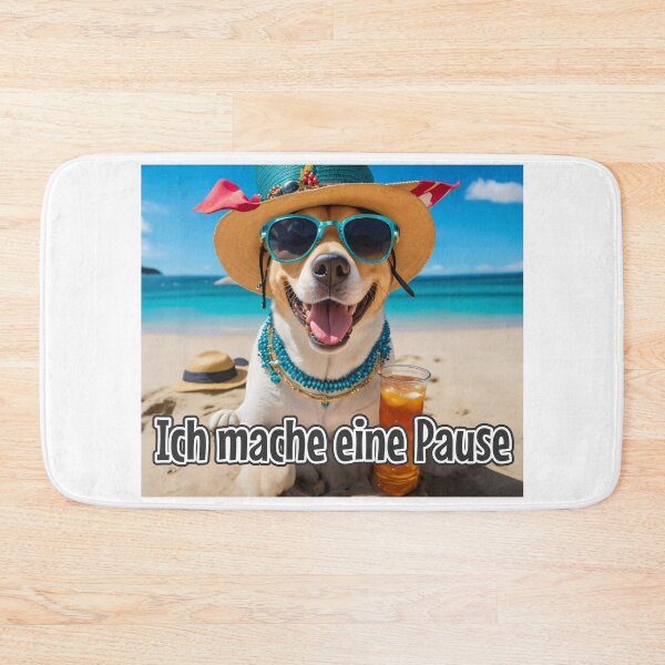 Artikelvorschau, KI-generierter Hund 01 „Ich mache eine Pause“ entworfen und verkauft von Cliff-Qi.