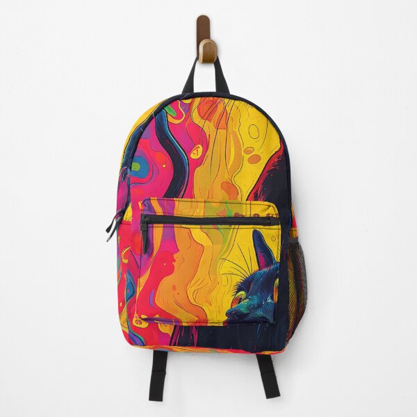 Item preview, Psychedelic Feline Aura Art designed and sold by inkArtistryfine.