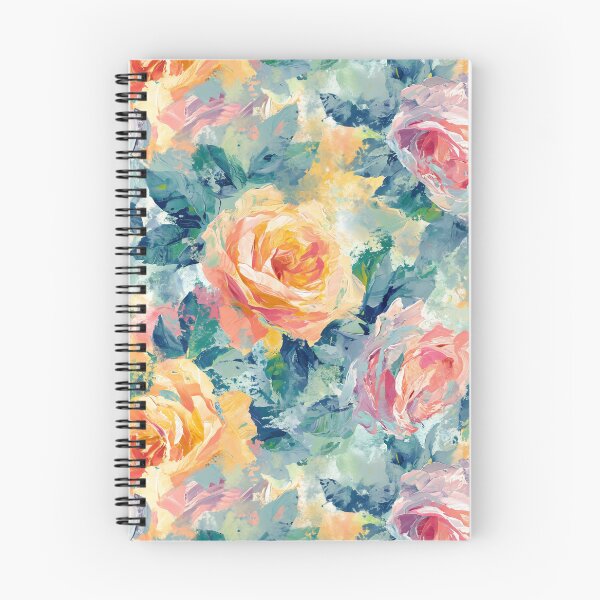 Item preview, Whimsical Pastel Roses - Floral Pattern designed and sold by HAL2501.