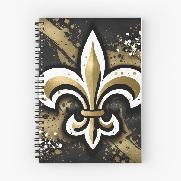 Item preview, Fleur de lis in black and gold designed and sold by Cardsurveyors.