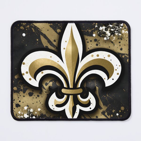 Item preview, Fleur de lis in black and gold designed and sold by Cardsurveyors.