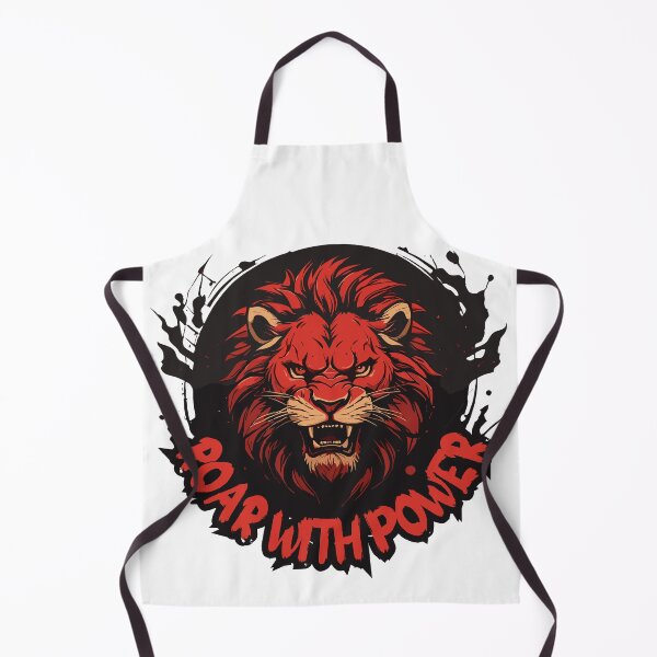 Item preview, Red Lion Grunge Enraged Design - Roar with Power designed and sold by GeoArtAdventure.