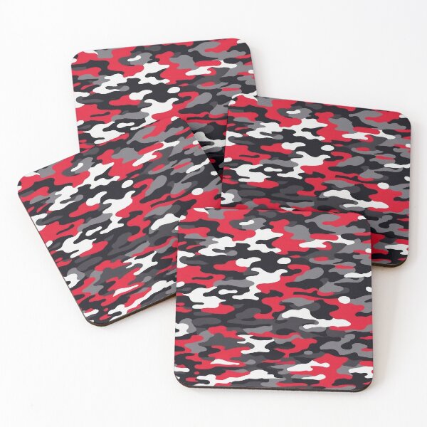 Item preview, Red and Black Camouflage pattern designed and sold by TheCamoShop.