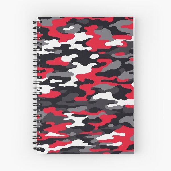 Item preview, Red and Black Camouflage pattern designed and sold by TheCamoShop.