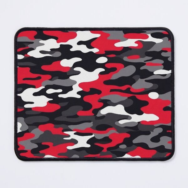 Item preview, Red and Black Camouflage pattern designed and sold by TheCamoShop.