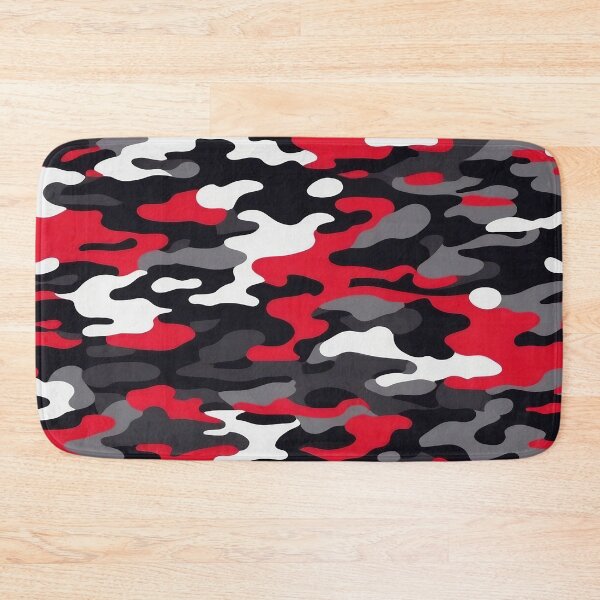 Item preview, Red and Black Camouflage pattern designed and sold by TheCamoShop.