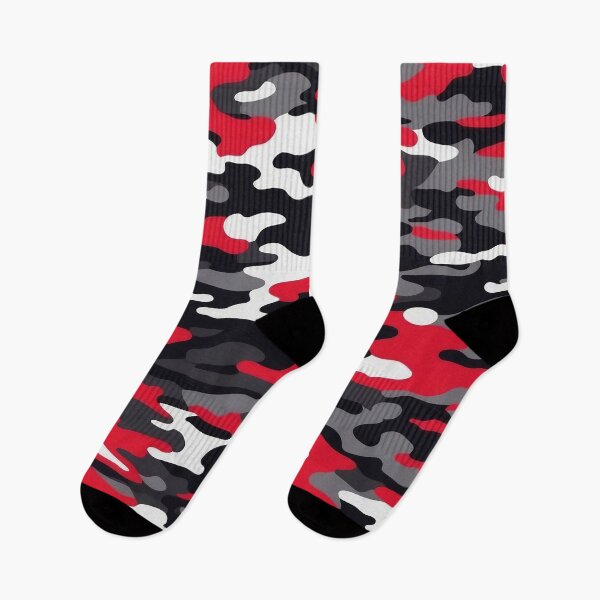 Item preview, Red and Black Camouflage pattern designed and sold by TheCamoShop.