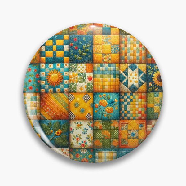 Item preview, Summer Inspired Patchwork Quilt Pattern designed and sold by PinUpPizzazz.