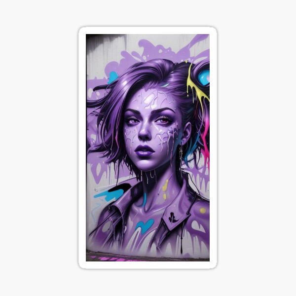 Modern Girls | Urban Girl Club | Slay Faces | Art Series Sticker