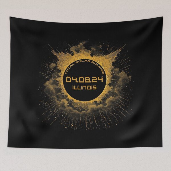 Item preview, Total Solar Eclipse April 8 2024 Illinois designed and sold by NateFellhauer.
