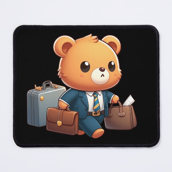 Item preview, Bear Business With Suitecases: Cute Mode ON designed and sold by sunset-capturer.