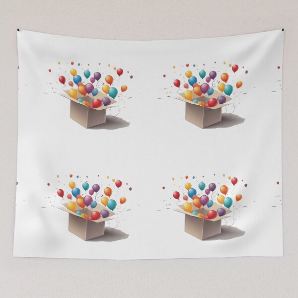 Item preview, Box with balloons flying designed and sold by Jayjaynaenae.