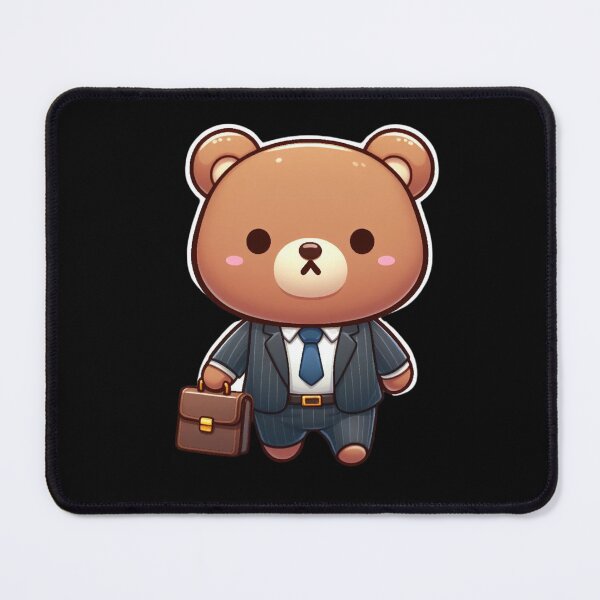 Item preview, Bear Business With Briefcase: Cute Mode ON designed and sold by sunset-capturer.