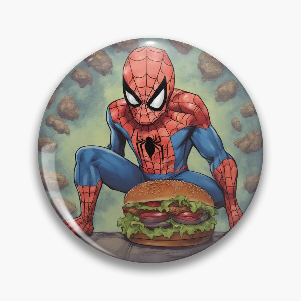 Item preview, Spider Bite of Flavor │ Superhero Hilarious Comic Snack Time designed and sold by SpideyUniversz.