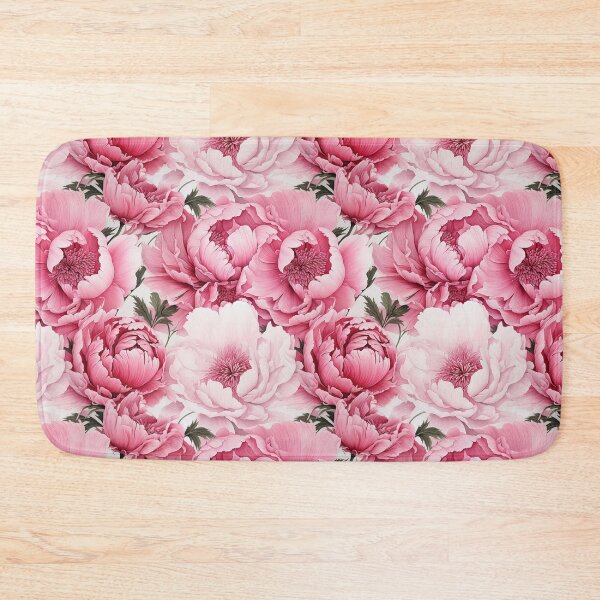 Item preview, Peony Tile 02: Ruffled Symphony in Blush and Blossom, Rose-Kissed Dreams on Leafy Thrones designed and sold by TheBrainArt.