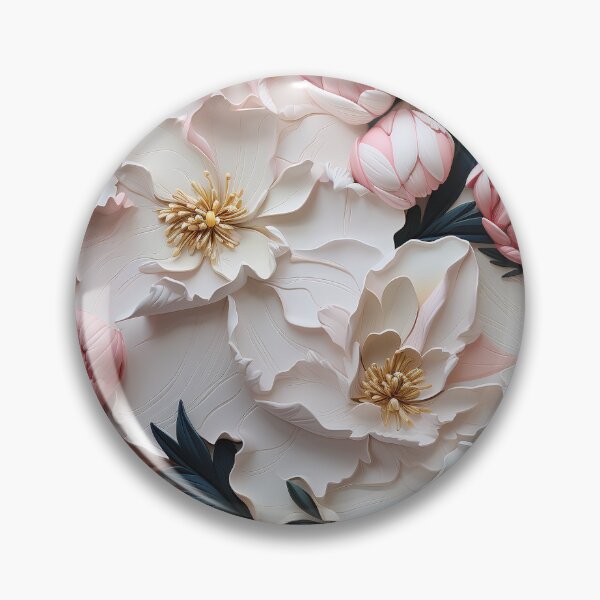 Item preview, Peony Tile 03: Ruffled Symphony in Blush and Blossom, Rose-Kissed Dreams on Leafy Thrones designed and sold by TheBrainArt.
