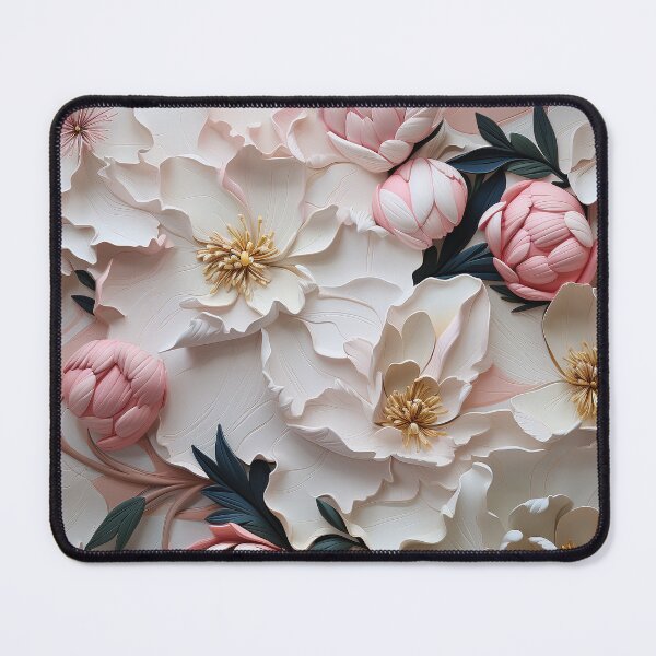 Item preview, Peony Tile 03: Ruffled Symphony in Blush and Blossom, Rose-Kissed Dreams on Leafy Thrones designed and sold by TheBrainArt.