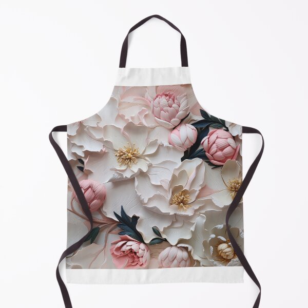 Item preview, Peony Tile 03: Ruffled Symphony in Blush and Blossom, Rose-Kissed Dreams on Leafy Thrones designed and sold by TheBrainArt.