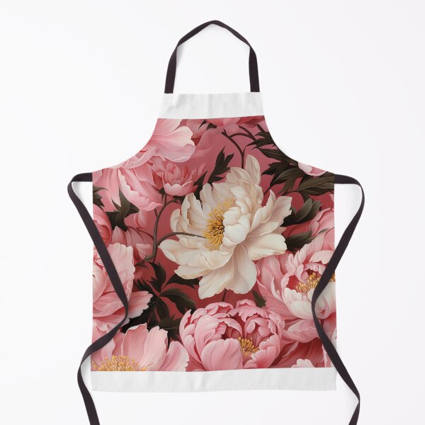 Item preview, Peony Tile 04: Ruffled Symphony in Blush and Blossom, Rose-Kissed Dreams on Leafy Thrones designed and sold by TheBrainArt.