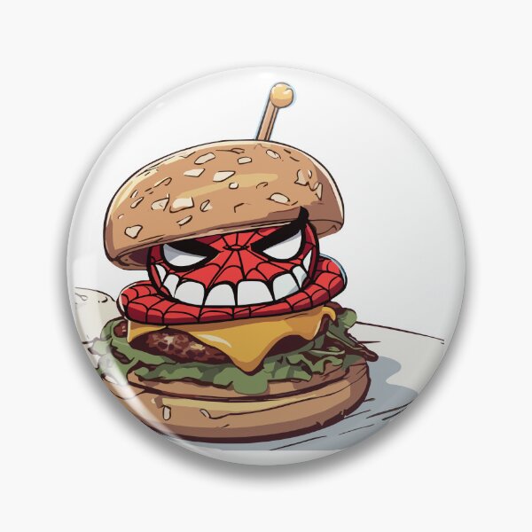 Item preview, Spidey's Burger Adventure - Superhero Spider Verse Fast-Food Mashup designed and sold by SpideyUniversz.