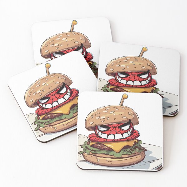 Item preview, Spidey's Burger Adventure - Superhero Spider Verse Fast-Food Mashup designed and sold by SpideyUniversz.