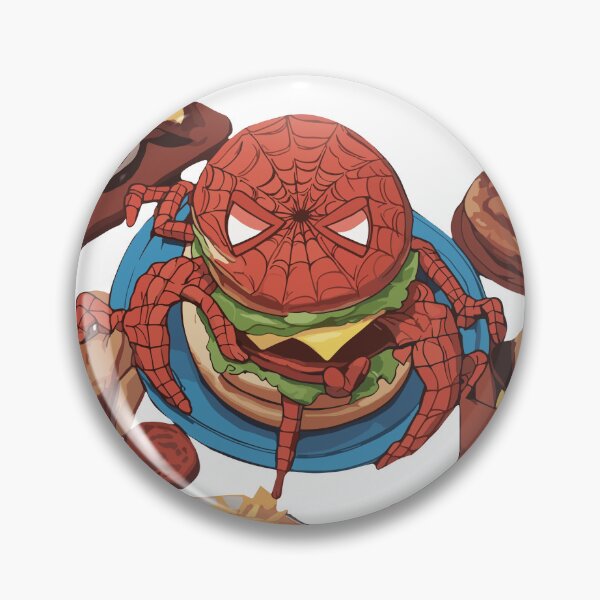 Item preview, Spidey's Burger Adventure - Superhero Spider Verse Fast-Food Mashup designed and sold by SpideyUniversz.