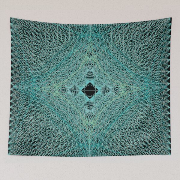 Item preview, Rectangular Pattern #4 Morph C [13796-Cyans-BB] designed and sold by LottMultimedia.