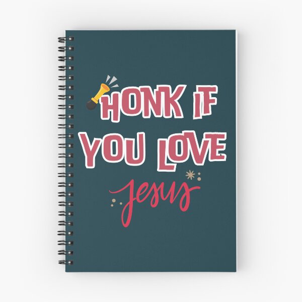 Item preview, Honk If You Love Jesus Bumper Sticker designed and sold by Designsleashed.