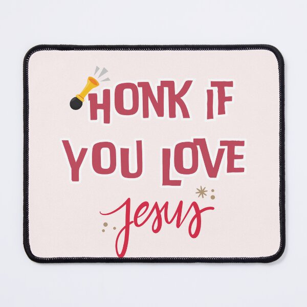 Item preview, Honk If You Love Jesus Bumper Sticker designed and sold by Designsleashed.