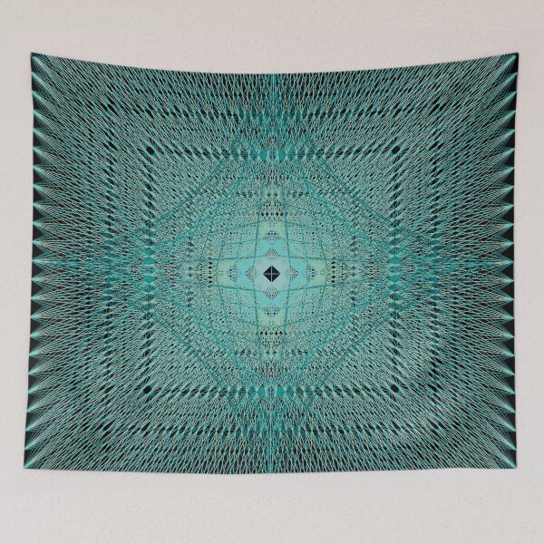 Item preview, Rectangular Pattern #4 Morph C [13896-Cyans-BB] designed and sold by LottMultimedia.