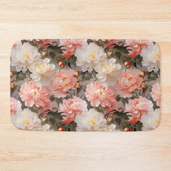 Item preview, Peony Tile 05: Ruffled Symphony in Blush and Blossom, Rose-Kissed Dreams on Leafy Thrones designed and sold by TheBrainArt.