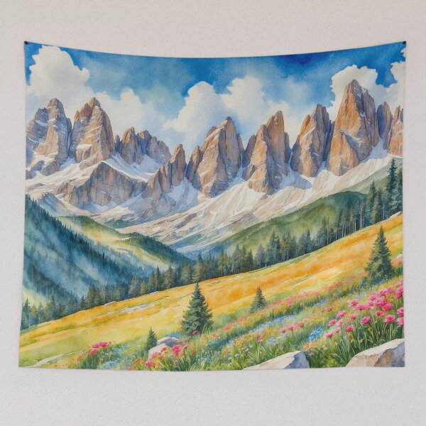 Aperçu de l'œuvre Majestic Peaks : une symphonie des dolomites créée et vendue par BalancerDesign.