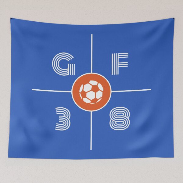 Item preview, Grenoble Foot 38 GF38 Football Minimalist Style Artwork designed and sold by kakarikihill.