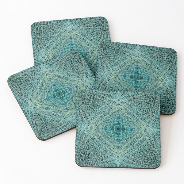 Item preview, Rectangular Pattern #4 Morph C [14478-Cyans-BB] designed and sold by LottMultimedia.