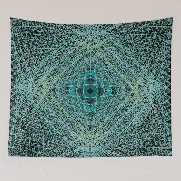 Item preview, Rectangular Pattern #4 Morph C [14478-Cyans-BB] designed and sold by LottMultimedia.