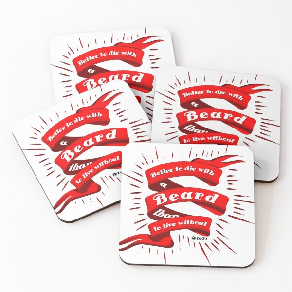 Item preview, Better to die with a beard, than to live without designed and sold by netrok.