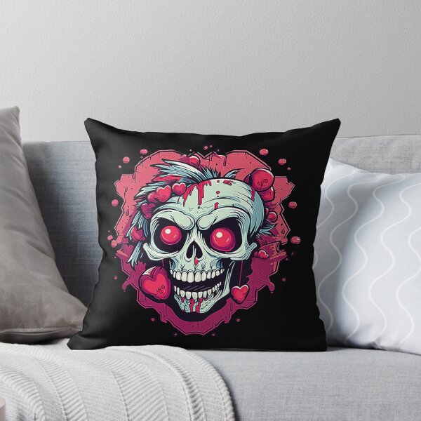 Aperçu de l'œuvre Crâne de Saint-Valentin créée et vendue par JollyGoodMerch.