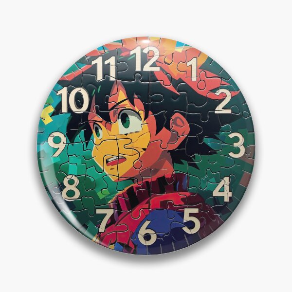 Item preview, Anime Jigsaw Puzzle Wall Clock 1 designed and sold by 3 CITIES.