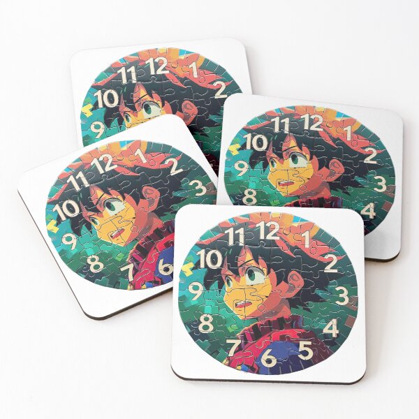 Item preview, Anime Jigsaw Puzzle Wall Clock 1 designed and sold by Charlies-Artbox.