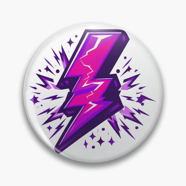 Item preview, Purple Lightning Bolt designed and sold by clintang.