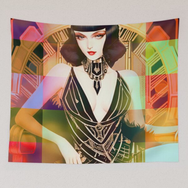 Item preview, Roaring Twenties Flapper Girl designed and sold by Sanctum Icons.