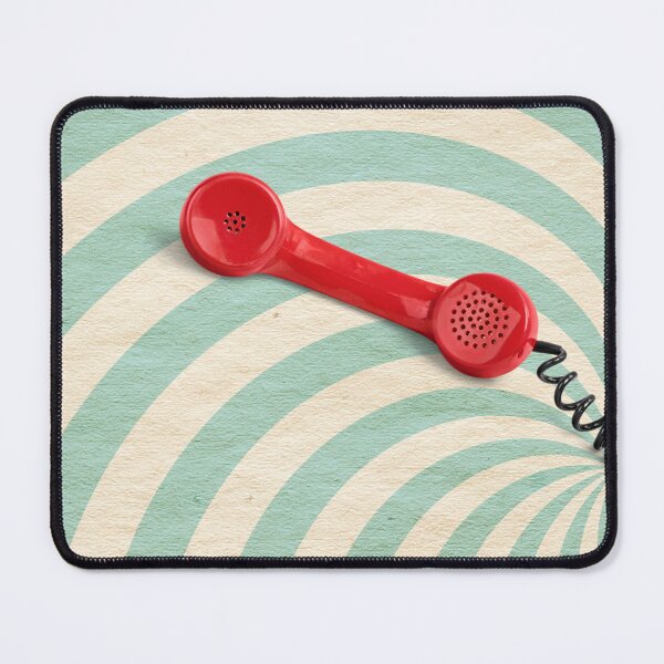 Item preview, Retro red phone designed and sold by simplestic.