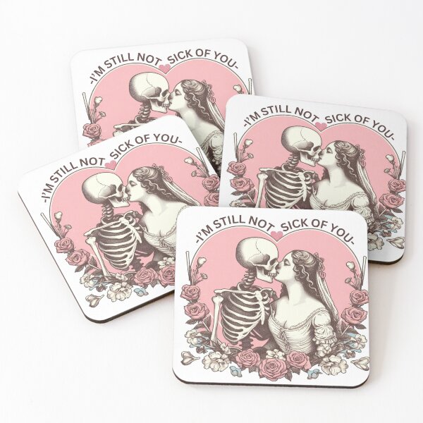 Item preview, I’m still not sick of you skeletons kiss designed and sold by Fictio ⭐​⭐​⭐​⭐​⭐​.