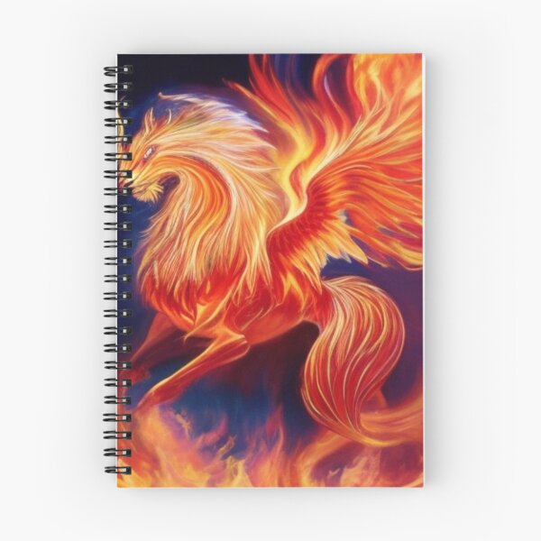 Item preview, a flaming fire phoenix designed and sold by mikaws.